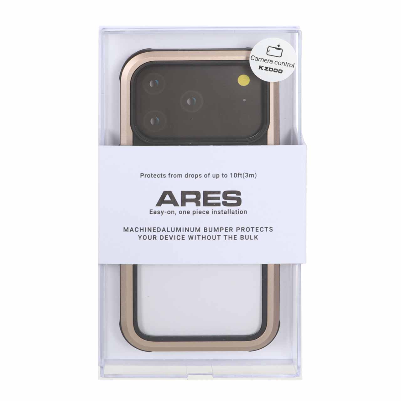 قاب Original KDoo ARES مدل Apple iPhone 17 Pro - طلایی (پک دار) - NTC